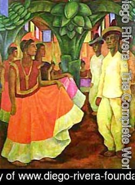 Diego Rivera - Dance In Tehuantepec 1928