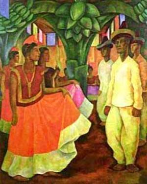 Diego Rivera - Dance In Tehuantepec 1928