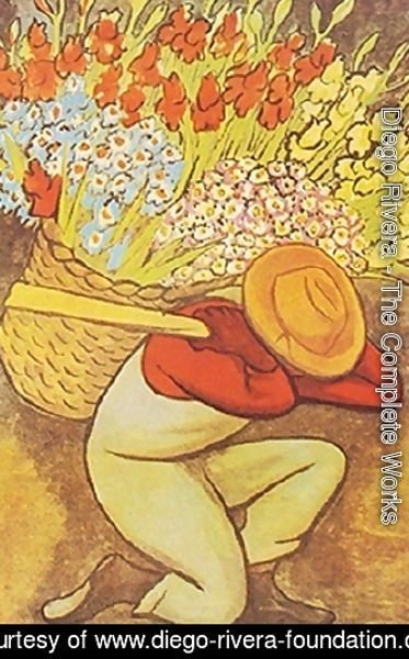Diego Rivera - El Vendedor De Flores