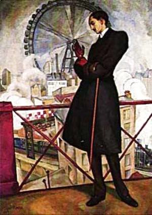 Diego Rivera - Portrait Of Adolf Best Maugard 1913