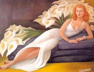 Diego Rivera - Portrait Of Natasha Gellman 1943