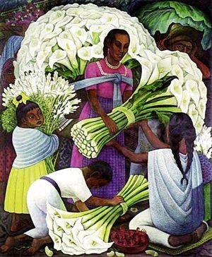 Diego Rivera - The Flower Vendor