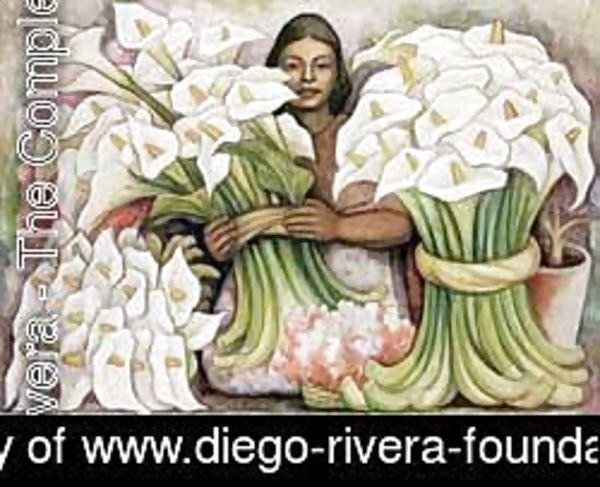 Diego Rivera - Vendedora De Alcatraces 1938
