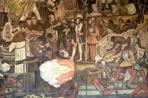 Mural from the series Epic of the Mexican People  1925-35
