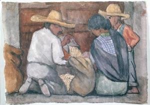 Diego Rivera - Grain Collectors, 1934