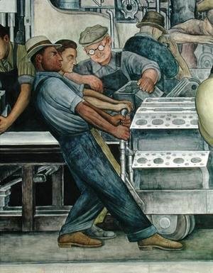 Diego Rivera - Detroit Industry-4, 1933