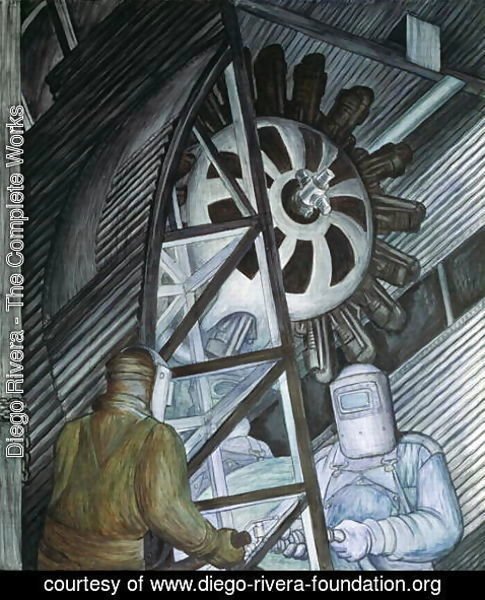 Diego Rivera - Detroit Industry-17,  1932-33