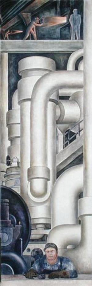 Diego Rivera - Detroit Industry-21,  1932-33