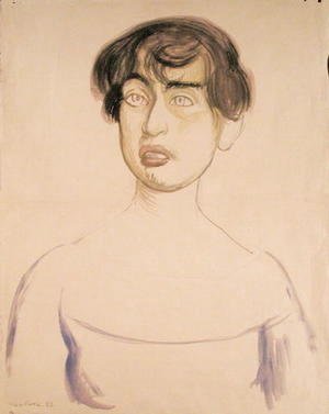 Diego Rivera - Portrait of Lupe Marin, 1922