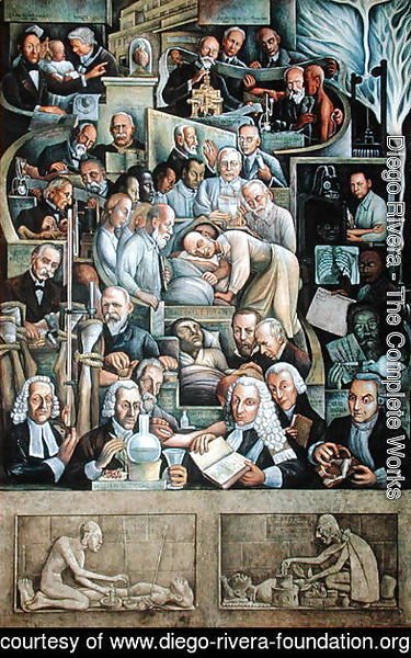 Diego Rivera - The History of Cardiology  1943-44