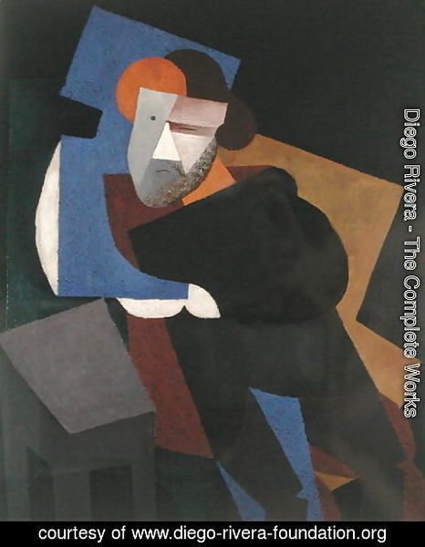 Diego Rivera - Portrait of Maximilian Voloshin, 1916