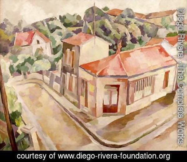 Diego Rivera - View of Arcueil