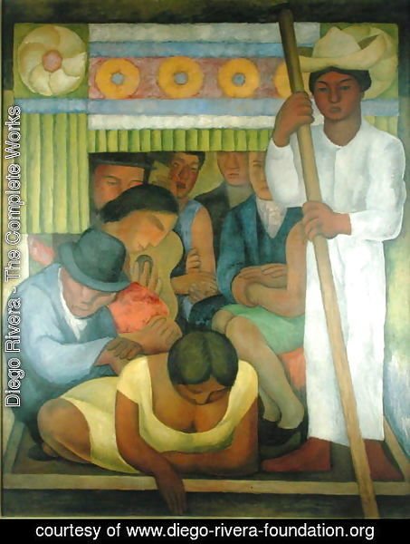 Diego Rivera - The Flowered Canoe, 1931