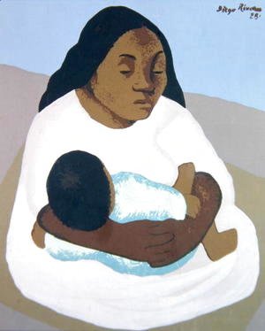 Diego Rivera - Motherhood  1928