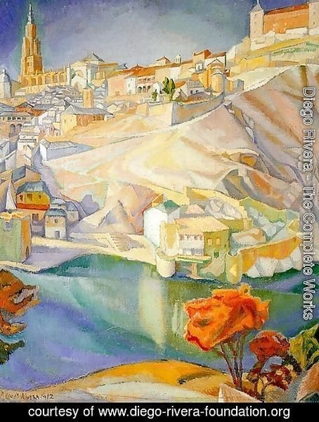 Diego Rivera - View of Toledo