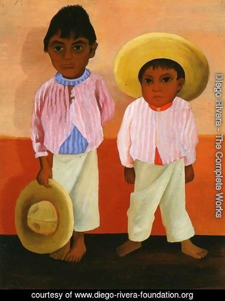 My Godfathers Sons Portrait of Modesto and Jesus Sanchez (Los hijos de mi compadre Retratos de Modesto y Jesus Sanchez) 1930