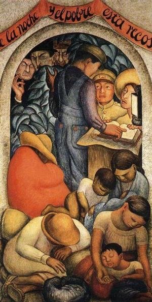 Diego Rivera - Night of the Poor 1928