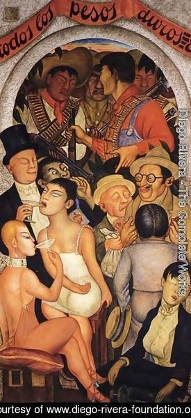 Diego Rivera - Night of the Rich 1928