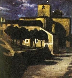 Diego Rivera - Night Scene in Avila 1907