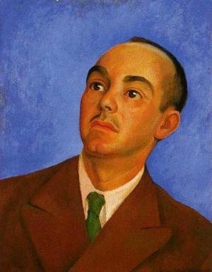 Diego Rivera - Portrait of Carlos Pellicer (Retrato de Carlos Pellicer) 1942