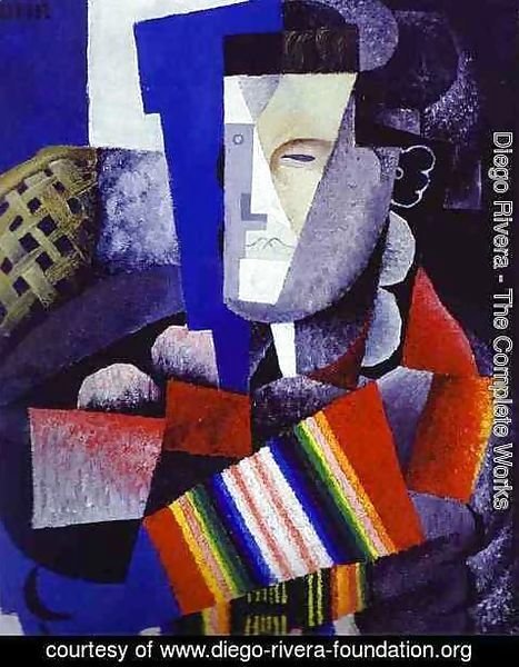 Diego Rivera - Portrait of Martin Luis Guzman 1915