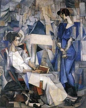 Diego Rivera - Portrait of Two Women 1914