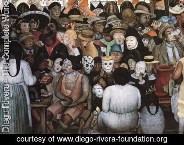 Diego Rivera - The Day of the Dead (Bottom Detail) 1924