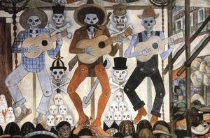 Diego Rivera - The Day of the Dead (Detail) 1924