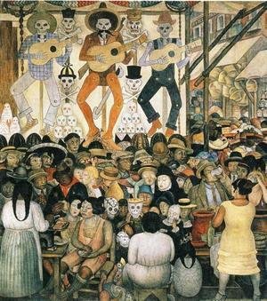Diego Rivera - The Day of the Dead 1924