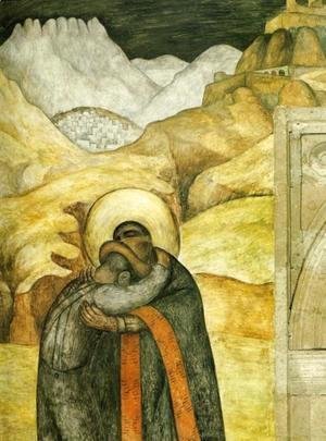 Diego Rivera - The Embrace 1923