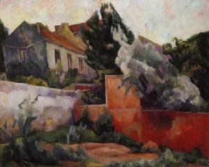 Diego Rivera - The Outskirts of Paris 1918