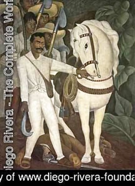 Diego Rivera - Agrarian Leader Zapata