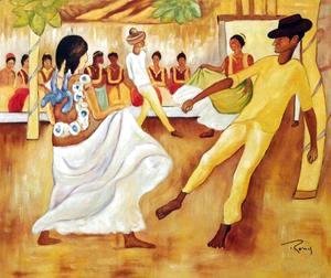 Diego Rivera - Baile En Tehuantepec