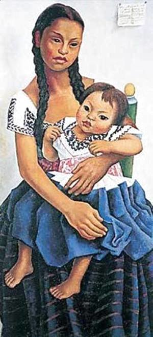 Diego Rivera - Delfina Flores Y Su Sobrina Modesta