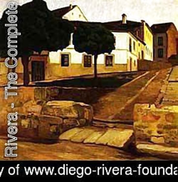 Diego Rivera - La Calle De Avila 1908