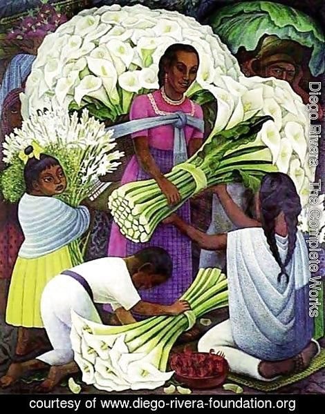 Diego Rivera - The Flower Vendor