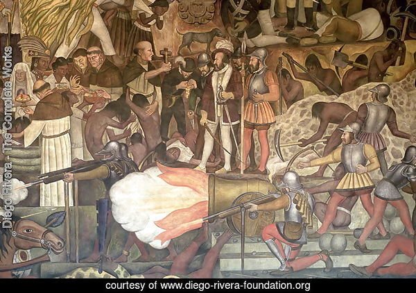 Mural from the series Epic of the Mexican People  1925-35
