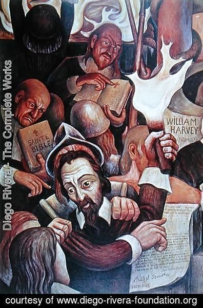 Diego Rivera - Michel Servet (1511-53), martyr of Science