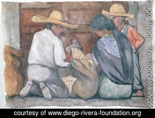 Diego Rivera - Grain Collectors, 1934