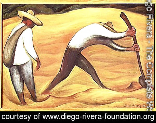 Diego Rivera - Peasants  1947