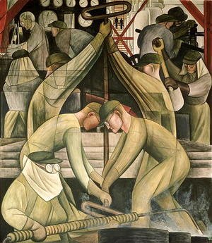 Diego Rivera - Detroit Industry-11,  1932-33