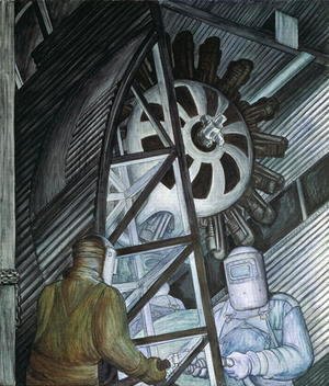 Diego Rivera - Detroit Industry-17,  1932-33