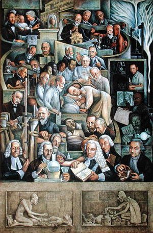 Diego Rivera - The History of Cardiology  1943-44