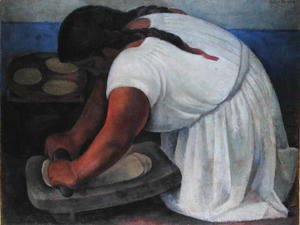 Diego Rivera - La Molendera, 1923