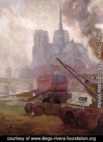 Diego Rivera - Notre Dame de Paris 1909