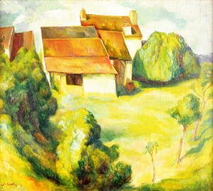 Diego Rivera - Farmhouse, 1914