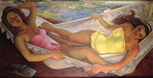 Diego Rivera - The Hammock, 1956
