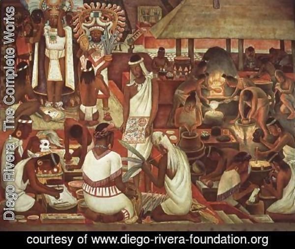 Diego Rivera - The Zapotec Civilisation, 1947