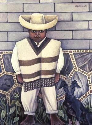 Diego Rivera - Boy with a Dog