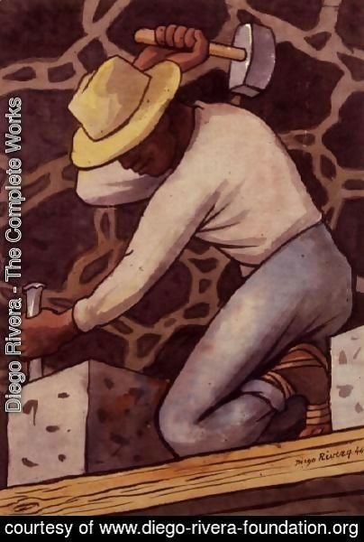 Diego Rivera - The Stone Cutter